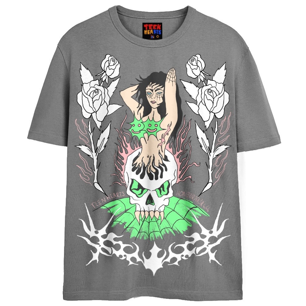 theredthread S open tee heart