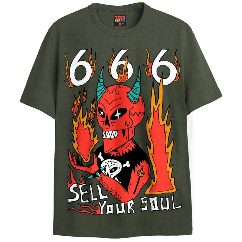 SELL YOUR SOUL T-Shirts DTG Small Green 