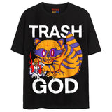 TRASH GOD T-Shirts DTG Small Black 