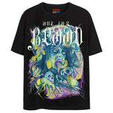 OUT FOR BLOOD T-Shirts DTG Small black 