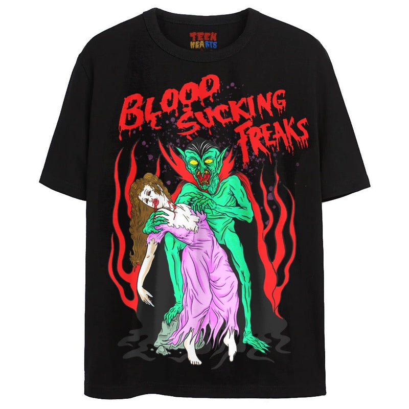 BLOOD SUCKING T-Shirts DTG Small Black 