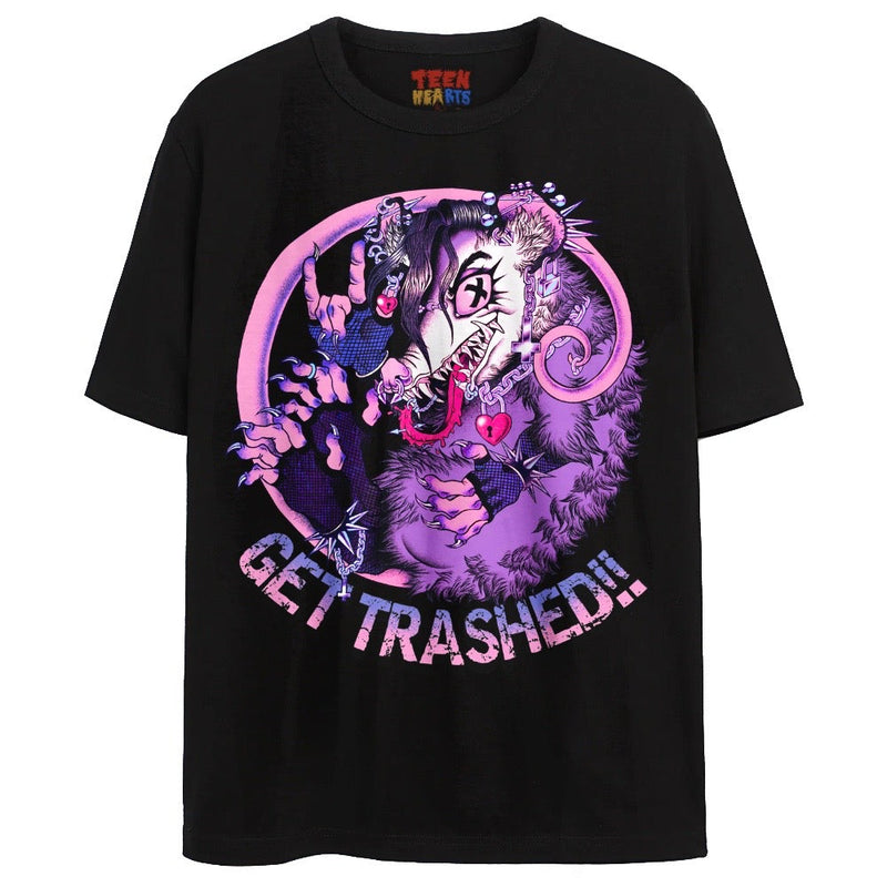 GET TRASHED T-Shirts DTG Small Black 