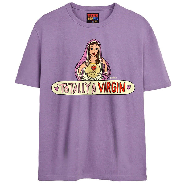 VIRGIN T-Shirts DTG Small Lavender 