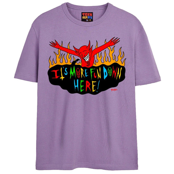 MORE FUN T-Shirts DTG Small Lavender 