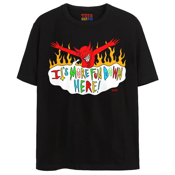 MORE FUN T-Shirts DTG Small Black 