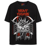 HEAVY FEELINGS T-Shirts DTG Small Black 