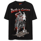 DEATH IS CERTAIN T-Shirts DTG Small Black 