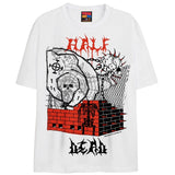 BRICK WALL T-Shirts DTG Small White 