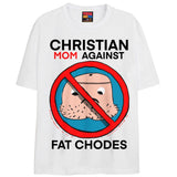CHRISTIAN MOM T-Shirts DTG Small WHITE 