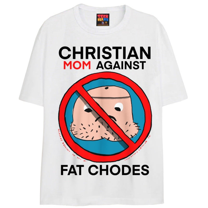 CHRISTIAN MOM T-Shirts DTG Small WHITE 