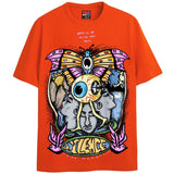 SILENCE T-Shirts DTG Small Orange 