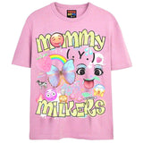 MOMMY MILKERS T-Shirts DTG Small Pink 