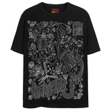 COLORING BOOK TEE 1 T-Shirts DTG Small BLACK