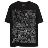 COLORING BOOK TEE 3 T-Shirts DTG Small BLACK