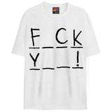 F _ _ _ Y _ _ T-Shirts DTG Small White 