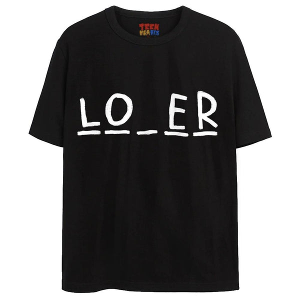 LO_ER T-Shirts DTG Small Black 