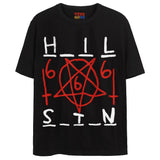 HAIL SATAN T-Shirts DTG Small Black 