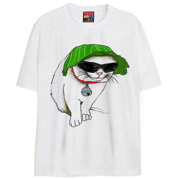 COOL CAT T-Shirts DTG Small WHITE 