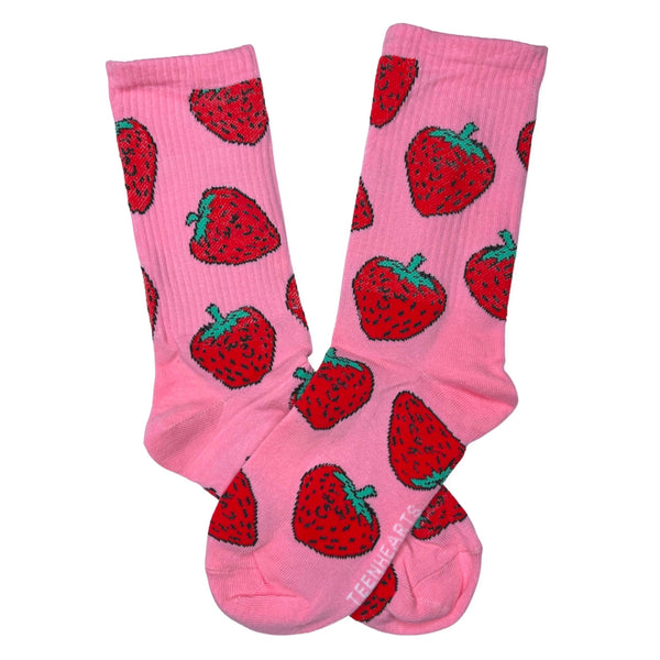 STRAWBERRY SOCKS quick ship 