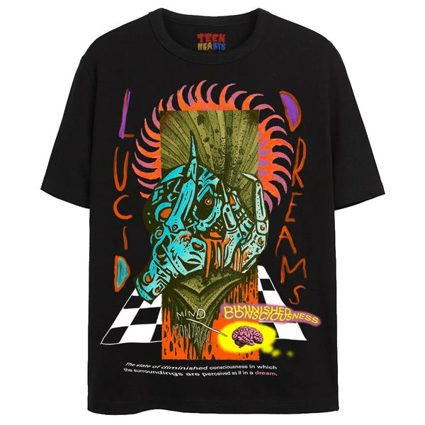 LUCID DREAM T-Shirts DTG Small BLACK 
