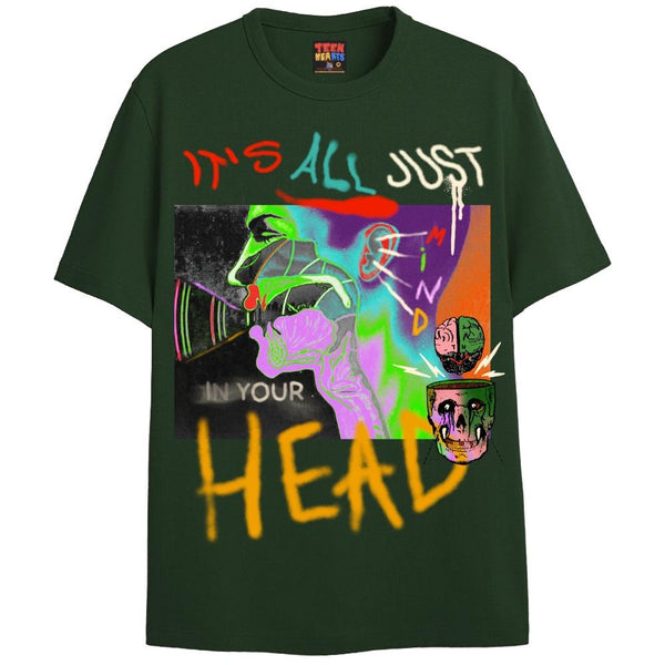 IN YOUR HEAD T-Shirts DTG Small FOREST 