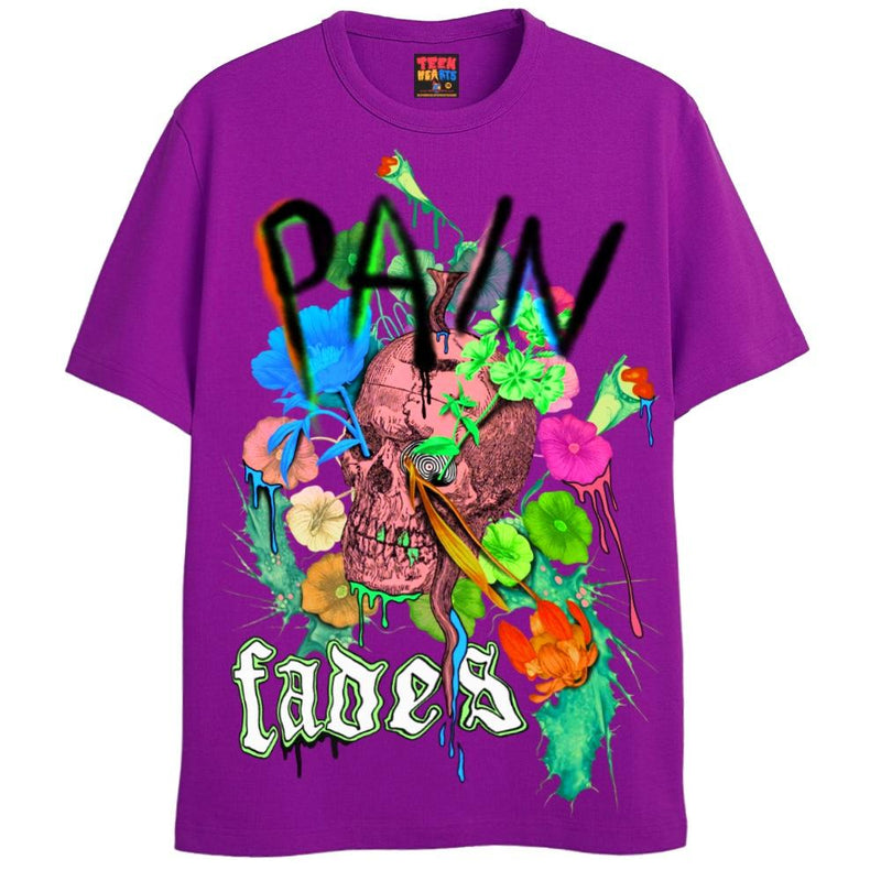 PAIN FADES T-Shirts DTG Small PURPLE 
