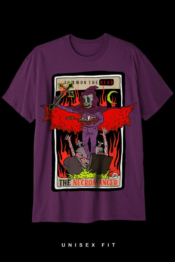THE NECROMANCER T-Shirt DTG Purple S 