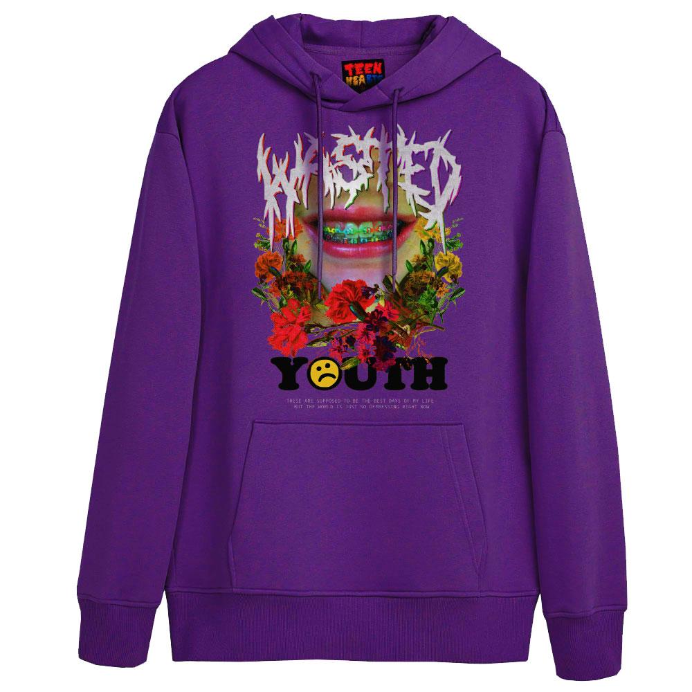 Wasted Youth Hoodie Teen Hearts Clothing STAY WEIRD