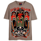 WORSHIP T-Shirts DTG Small SAND 