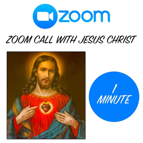 ZOOM CALL WITH JESUS Teen Hearts Clothing - STAY WEIRD 