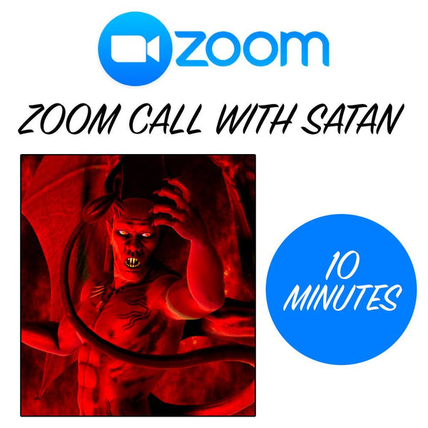 ZOOM CALL WITH SATAN Teen Hearts Clothing - STAY WEIRD 