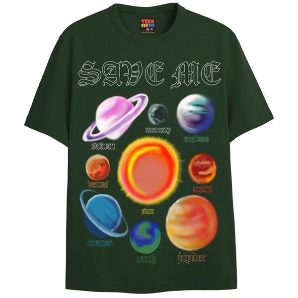 SOLAR SYSTEM T-Shirts DTG Small FOREST 
