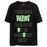 ALIENS BANGING T-Shirts DTG Small Black 
