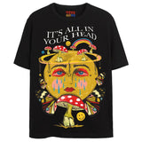 ALL IN YOUR HEAD T-Shirts DTG Small Black 