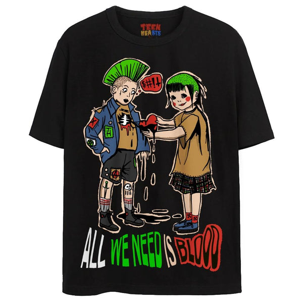ALL WE NEED T-Shirts DTG Small Black 