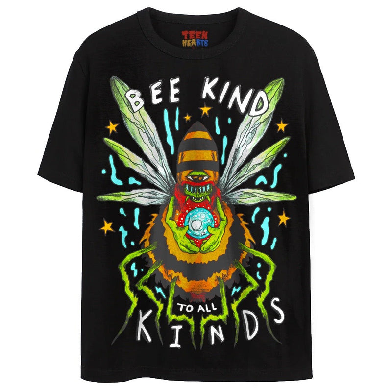 BEE KIND T-Shirts DTG Small Black 