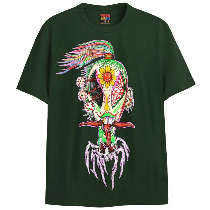 ANXIETY T-Shirts DTG Small Green 