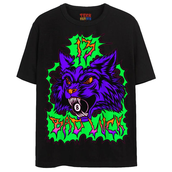 BAD LUCK T-Shirts DTG Small Black 