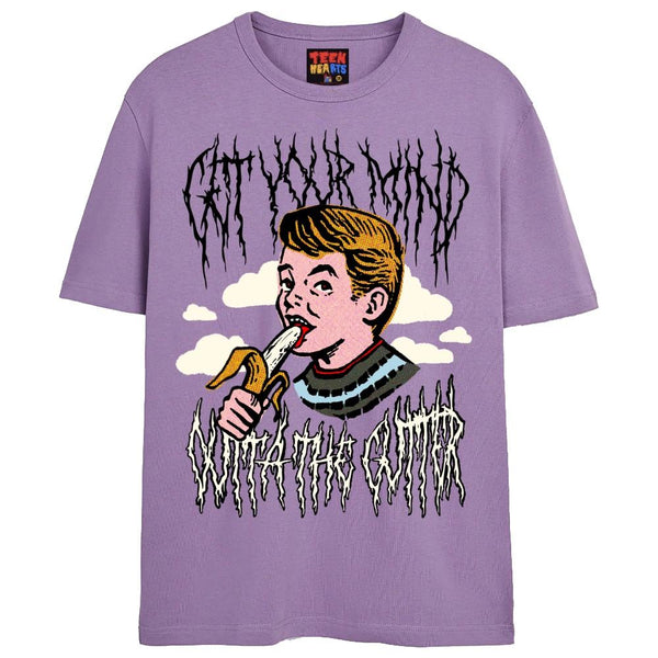 OUTTA THE GUTTER T-Shirts DTG Small Lavender 