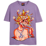 BRAIN DEAD T-Shirts DTG Small Lavender 