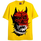 DEMON BEAST T-Shirts DTG Small Yellow 
