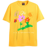 BEAUTIFUL DAY T-Shirts DTG Small Yellow 
