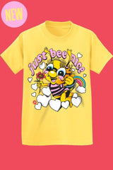 JUST BEE NICE T-Shirts DTG Small LEMON 