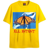 BUTTERFLY KISSES T-Shirts DTG Small Yellow 