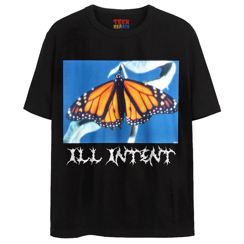 BUTTERFLY KISSES T-Shirts DTG Small Black 