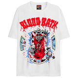 BLOOD BATH T-Shirts DTG Small White 