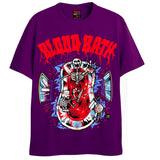 BLOOD BATH T-Shirts DTG Small Purple 