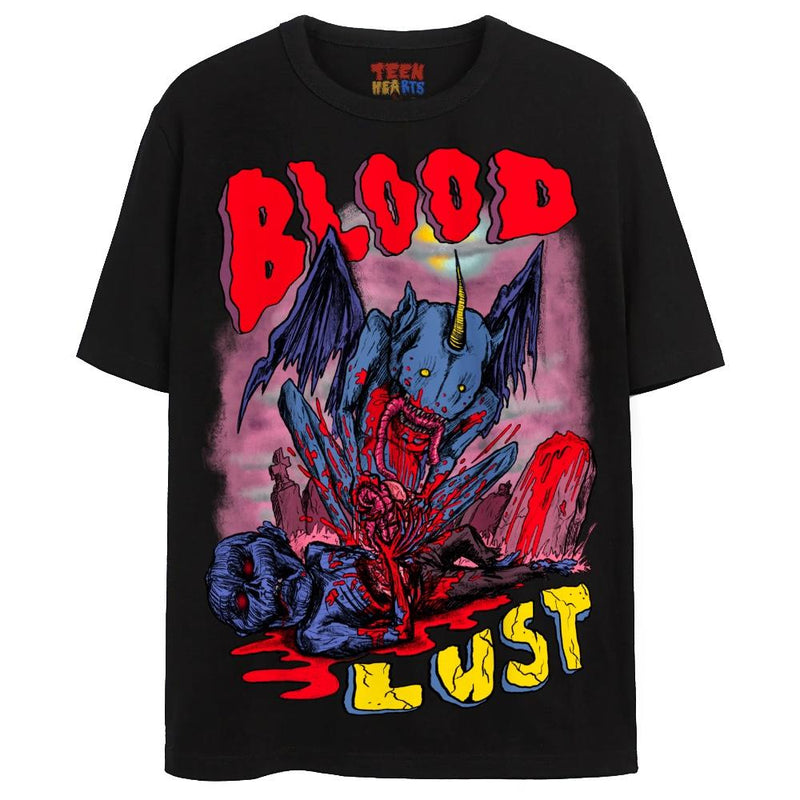 BLOOD LUST T-Shirts DTG Small Black 