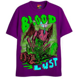 BLOOD LUST T-Shirts DTG Small Purple 
