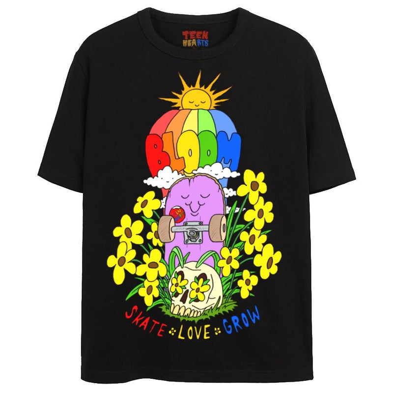 BLOOM T-Shirts DTG Small Black 